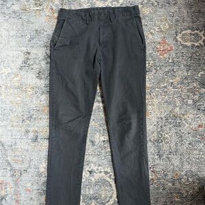 Black Slim Tapered Chinos for a Modern Look